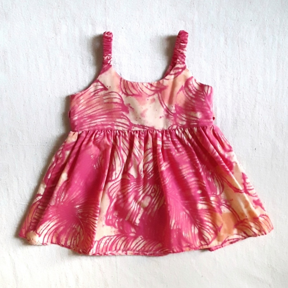 Batik Beach Coverup or Summer Top